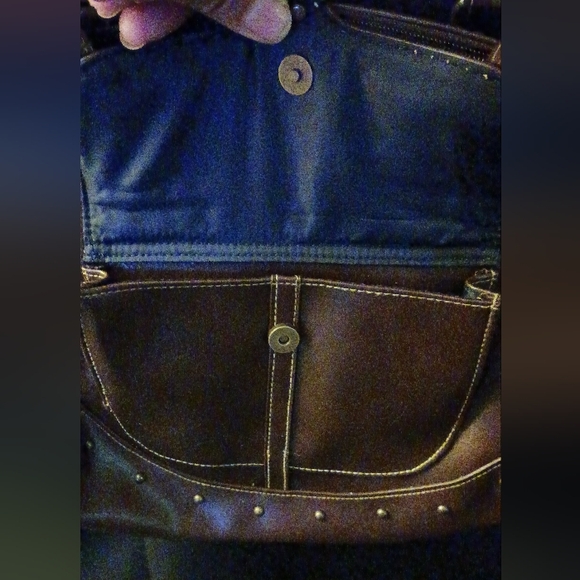 Vintage Brown Shoulder Bag - Picture 3 of 7